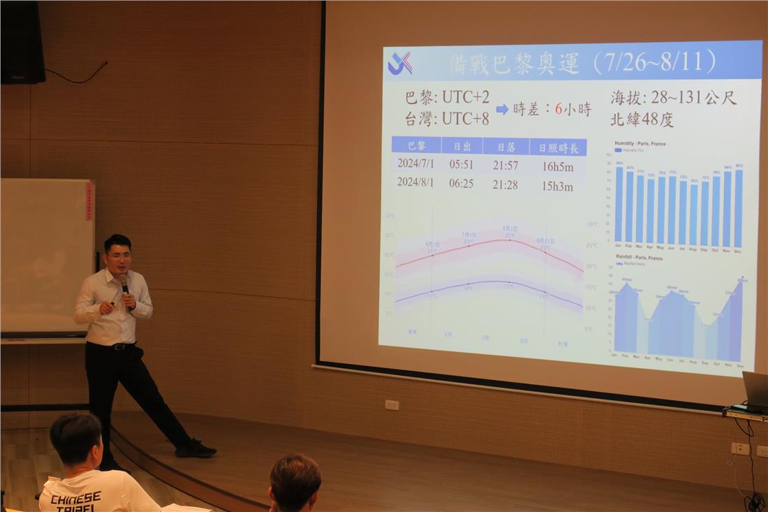 曾暐晉老師指導備戰奧運時差調整方式